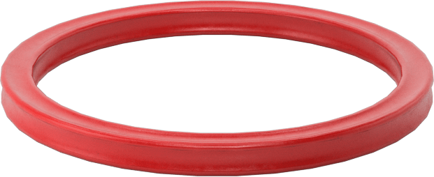 X-Profil Yüksek Sıcaklık Silikon O-Ring, 1/16 Kesirli Genişlik, Dash Numarası 019
