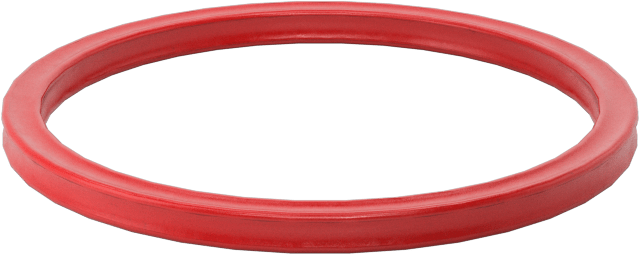X-Profil Yüksek Sıcaklık Silikon O-Ring, 1/16 Kesirli Genişlik, Dash Numarası 022