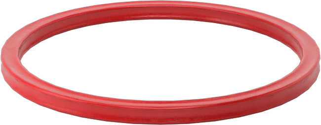 X-Profil Yüksek Sıcaklık Silikon O-Ring, 1/16 Kesirli Genişlik, Dash Numarası 024