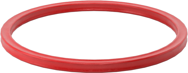 X-Profil Yüksek Sıcaklık Silikon O-Ring, 1/16 Kesirli Genişlik, Dash No. 025