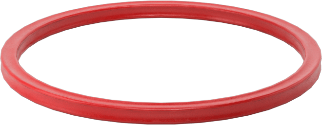 X-Profil Yüksek Sıcaklık Silikon O-Ring, 1/16 Kesirli Genişlik, Dash No. 026