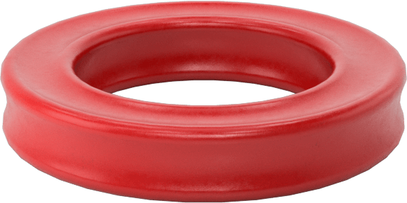X-Profil Yüksek Sıcaklık Silikon O-Ring, 3/32 Kesirli Genişlik, Dash Numarası 110