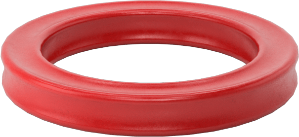 X-Profil Yüksek Sıcaklık Silikon O-Ring, 3/32 Kesirli Genişlik, Dash Numarası 113