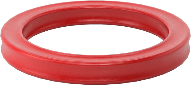 X-Profil Yüksek Sıcaklık Silikon O-Ring, 3/32 Kesirli Genişlik, Dash No. 115