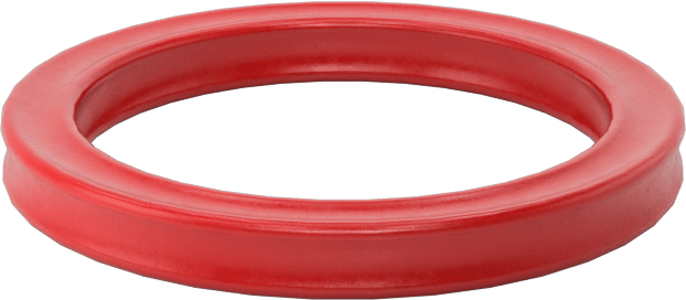 X-Profil Yüksek Sıcaklık Silikon O-Ring, 3/32 Kesirli Genişlik, Dash Numarası 116