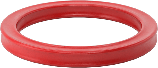 X-Profil Yüksek Sıcaklık Silikon O-Ring, 3/32 Kesirli Genişlik, Dash No. 117