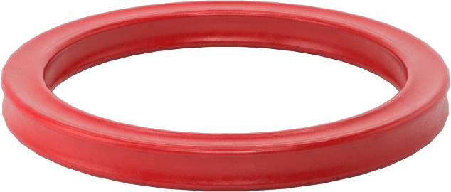 X-Profil Yüksek Sıcaklık Silikon O-Ring, 3/32 Kesirli Genişlik, Dash Numarası 118