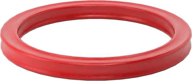 X-Profil Yüksek Sıcaklık Silikon O-Ring, 3/32 Kesirli Genişlik, Dash Numarası 119