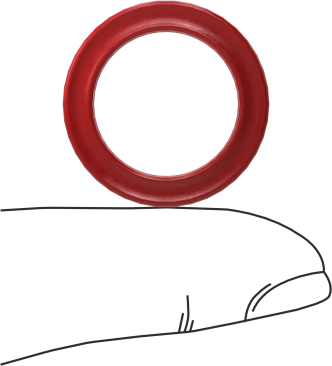 X-Profil Yüksek Sıcaklık Silikon O-Ring, 1/8 Kesirli Genişlik, Dash No. 209