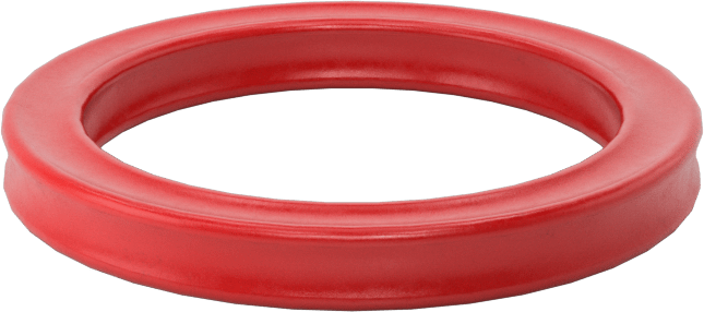X-Profil Yüksek Sıcaklık Silikon O-Ring, 1/8 Kesirli Genişlik, Dash Numarası 213