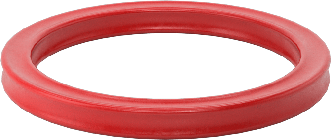 X-Profil Yüksek Sıcaklık Silikon O-Ring, 1/8 Kesirli Genişlik, Dash Numara 218