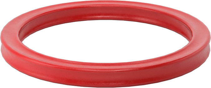 X-Profil Yüksek Sıcaklık Silikon O-Ring, 1/8 Kesirli Genişlik, Dash No. 219