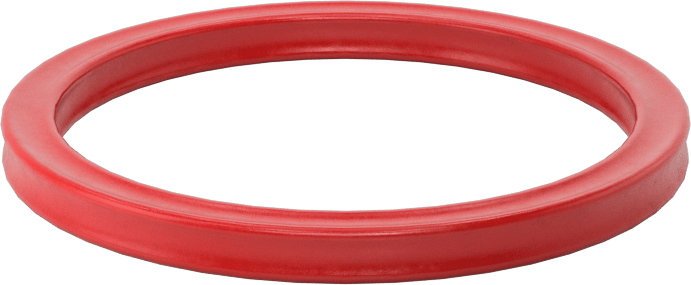 X-Profil Yüksek Sıcaklık Silikon O-Ring, 1/8 Kesirli Genişlik, Dash No. 222