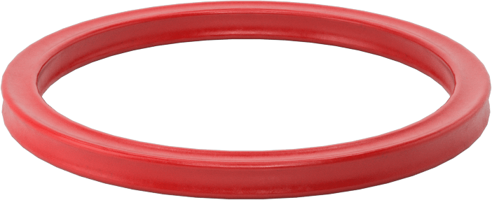 X-Profil Yüksek Sıcaklık Silikon O-Ring, 1/8 Kesirli Genişlik, Dash Numarası 223