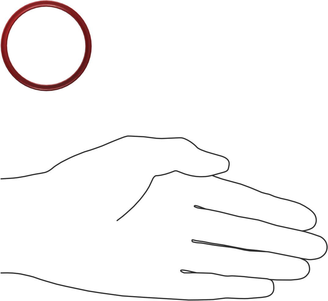 X-Profil Yüksek Sıcaklık Silikon O-Ring, 1/8 Kesirli Genişlik, Dash Numarası 224