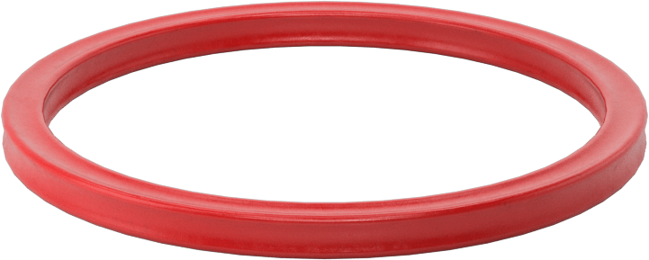 X-Profil Yüksek Sıcaklık Silikon O-Ring, 1/8 Kesirli Genişlik, Dash No. 225