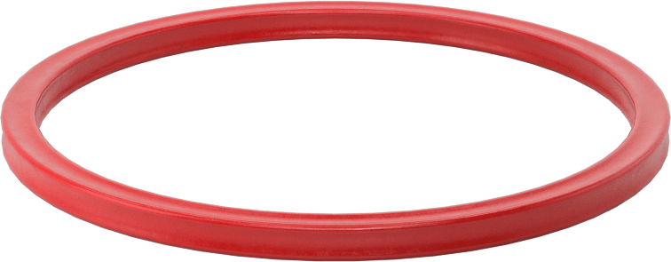 X-Profil Yüksek Sıcaklık Silikon O-Ring, 1/8 Kesirli Genişlik, Dash No. 229