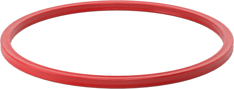 X-Profil Yüksek Sıcaklık Silikon O-Ring, 1/8 Kesirli Genişlik, Dash Numarası 235
