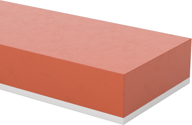 Conta Malzemesi, Yapışkan Arka Yüzeyli Yüksek Sıcaklık Silikon, 3/8" x 36", 1/8" Kalınlık