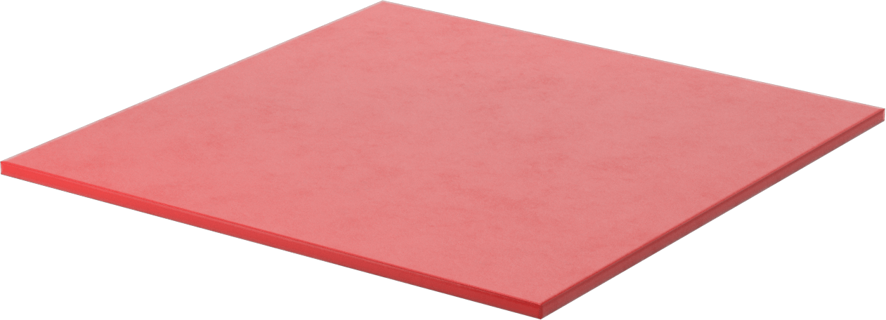 Conta Malzemesi, Yüksek Sıcaklık Silikon Levha, 12“ Genişlik x 12” Uzunluk x 1/4" Kalınlık