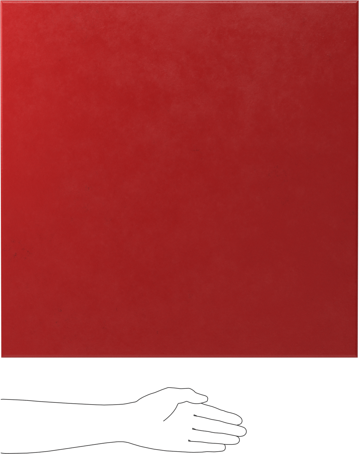 Conta Malzemesi, Yüksek Sıcaklık Silikon Levha, 24“ Genişlik x 24” Uzunluk x 1/4" Kalınlık