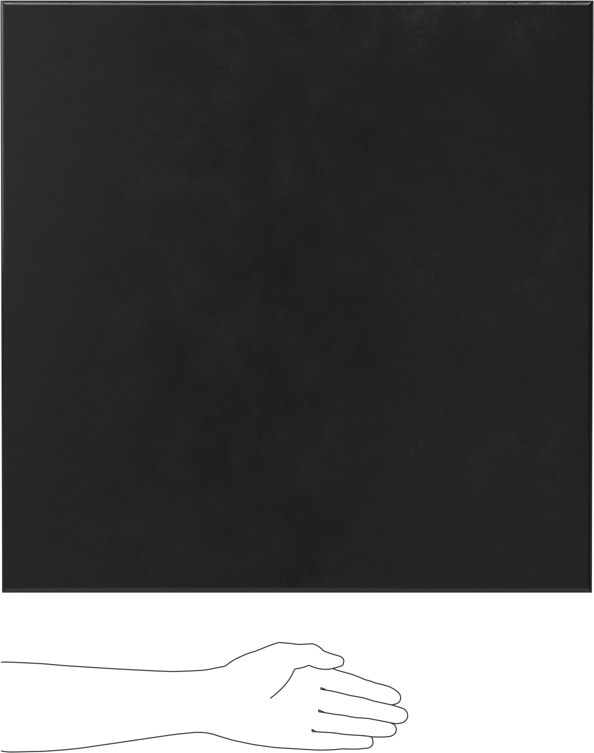 Conta Malzemesi, Suya ve Buhara Dayanıklı EPDM, 24" x 24", 1/16" Kalınlık