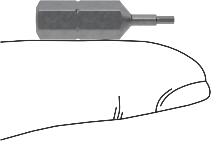 0,050" Altıgen Uç, 1/4" Altıgen Şaft