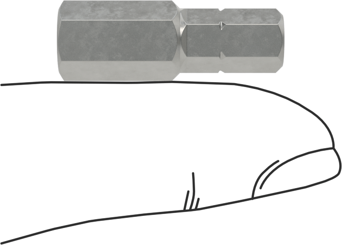 5/16" Altıgen Uç, 1/4" Altıgen Şaft