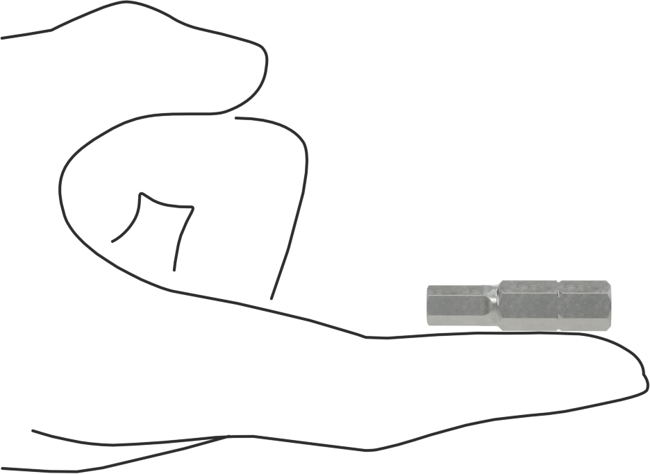 1/4" Altıgen Uç, 5/16" Altıgen Şaft