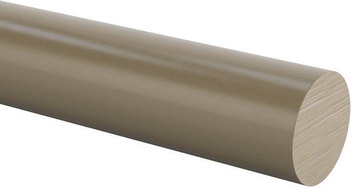 Elektrik Yalıtımlı Garolite XX Çubuk, 5/16" Çap, 4 Fit Uzunluk
