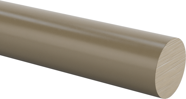 Elektrik Yalıtımlı Garolite XX Çubuk, 3/8" Çap, 4 Fit Uzunluk
