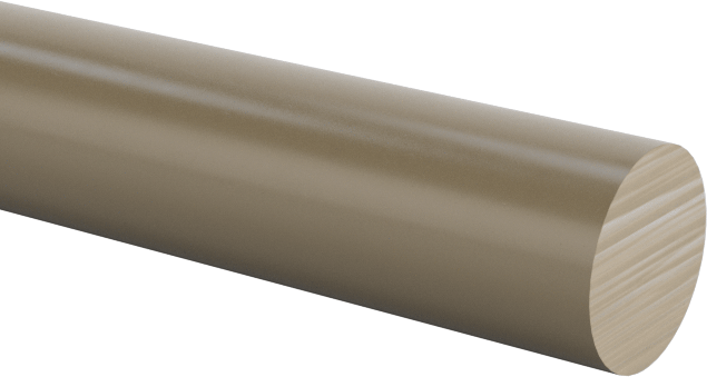 Elektrik Yalıtımlı Garolite XX Çubuk, 1/8" Çap, 4 Fit Uzunluk