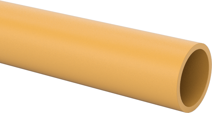 Elektrik Yalıtımlı Garolite XX Tüp, Elektrik Yalıtımı, 3/8" OD, 5/16" ID, 40" Uzunluk