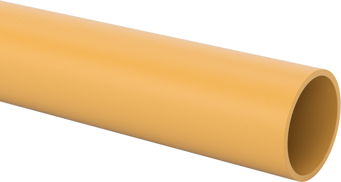 Elektrik Yalıtımlı Garolite XX Tüp, Elektrik Yalıtımı, 2-1/4" OD, 2" ID, 40" Uzunluk