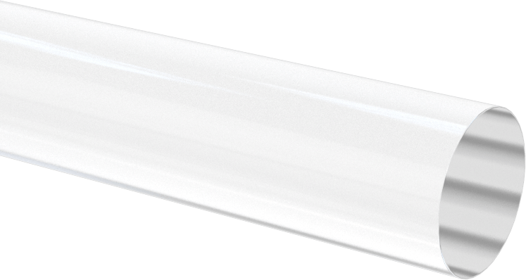 Şeffaf, Çizilmeye ve UV Işınlarına Dayanıklı Döküm Akrilik Çubuk, 1/2" Çap