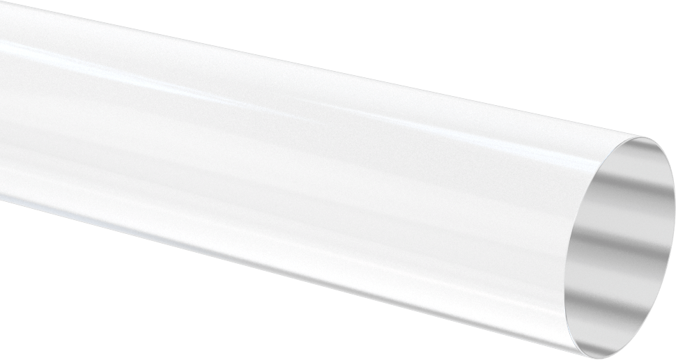 Şeffaf, Çizilmeye ve UV Işınlarına Dayanıklı Döküm Akrilik Çubuk, 1-1/2" Çap