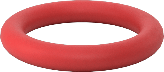 Yüksek Sıcaklık Yumuşak Silikon O-Ring, Düz Dişli Bağlantılar için, Dash Numarası 903
