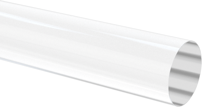 Şeffaf Çizilmeye ve UV'ye Dayanıklı Akrilik Çubuk, 5/16" Çap, 6 Fit Uzunluk