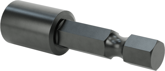 Somun Sökme Ucu, Bağlantı Elemanı Tutucu, 1/4" Altıgen Boyutu, 5 mm Boyut, 1-5/8 inç Uzunluk