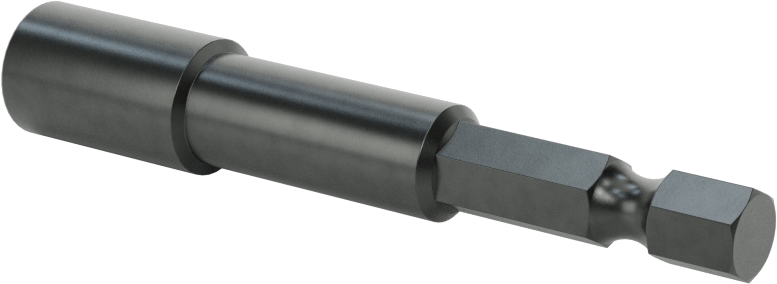 Somun Sökme Ucu, Bağlantı Elemanı Tutucu, 1/4" Altıgen Boyutu, 5 mm Boyut, 2-5/8" Uzunluk
