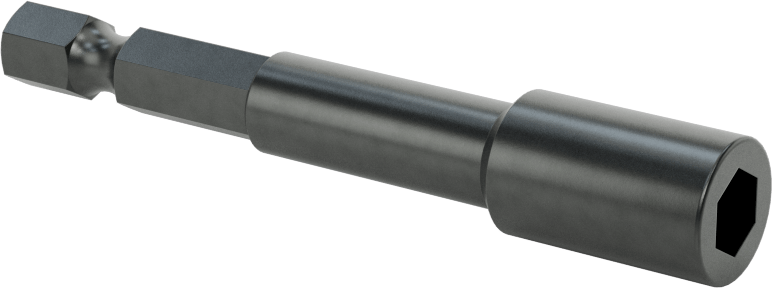 6 mm Somun Sürücü Ucu, Elektrikli Aletler için Altıgen Şaft