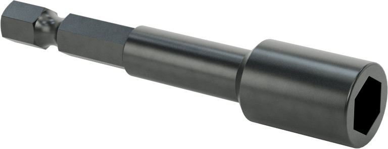 8 mm Somun Sökücü Ucu, Elektrikli Aletler için Altıgen Şaft
