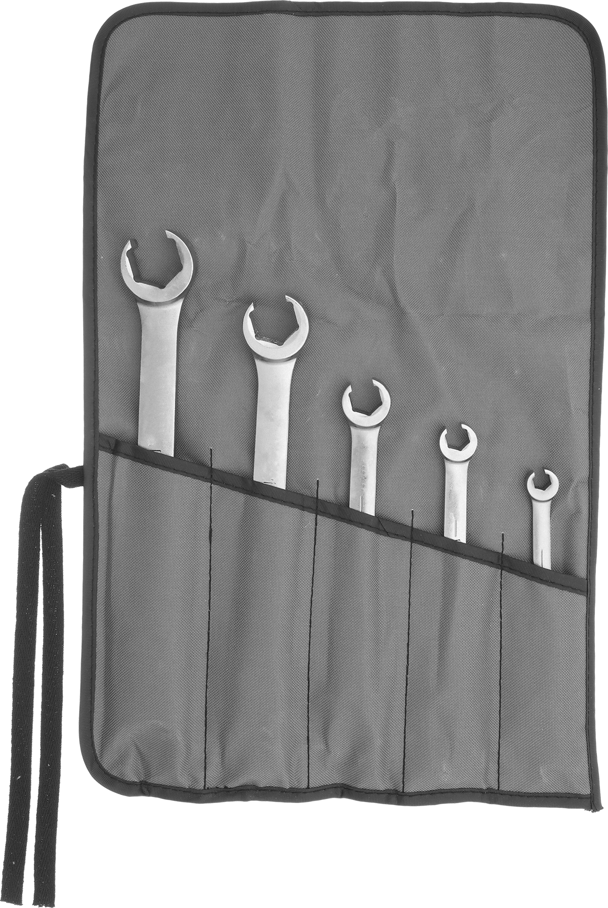 Secure-Grip Açık Uçlu Anahtar, Altıgen Güvenli Tutma Açıklıkları ile, 5 Parça İnç Seti