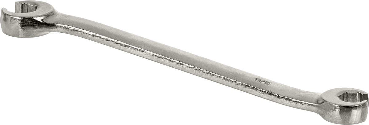 Secure-Grip Açık Uçlu Anahtar, Altıgen Açıklıklı, 3/8“ x 7/16” Boyut, 5-13/16" Toplam Uzunluk