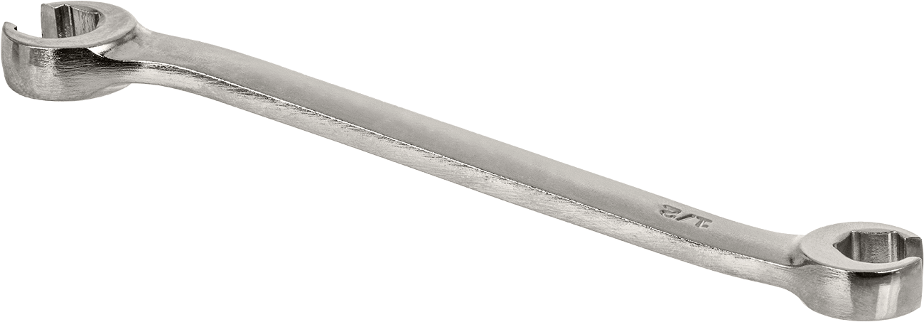 Secure-Grip Açık Uçlu Anahtar, Altıgen Açıklıklı, 1/2“ x 9/16” Boyut, 6-13/16" Toplam Uzunluk