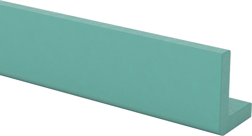 Yapısal FRP Fiberglas 90 Derece Açı, 3/16" Duvar Kalınlığı, 3/4“ Genişlik x 1” Dış Yükseklik, 2 Ayak Uzunluk