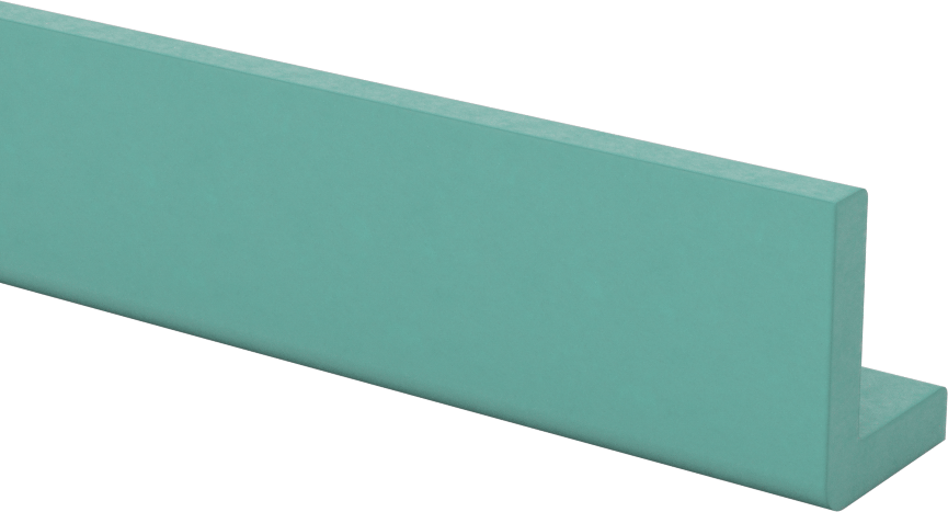 Yapısal FRP Fiberglas 90 Derece Açı, 3/16" Duvar Kalınlığı, 3/4“ Genişlik x 1” Dış Yükseklik, 5 Fit Uzunluk