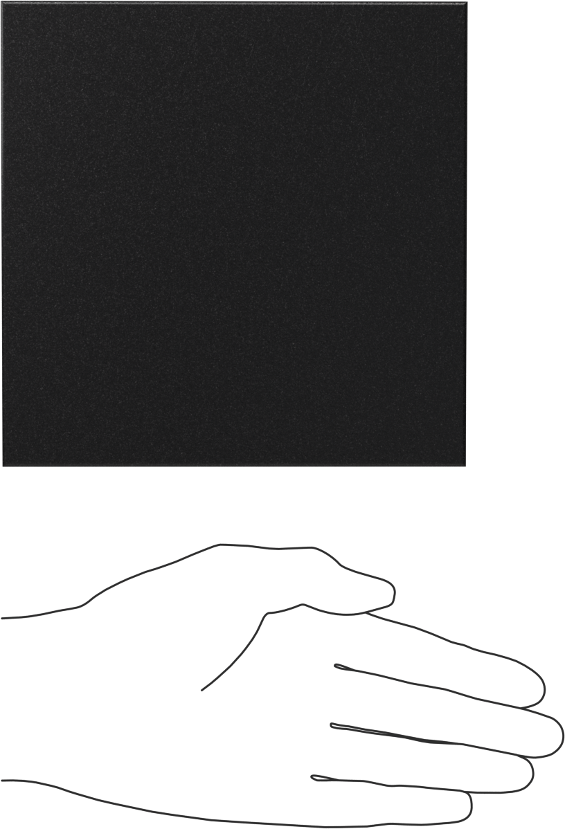Kimyasallara Dayanıklı Kaygan Teflon® PTFE Levha, Siyah, 1/32" Kalınlık, 6" Genişlik, 6 inç Uzunluk
