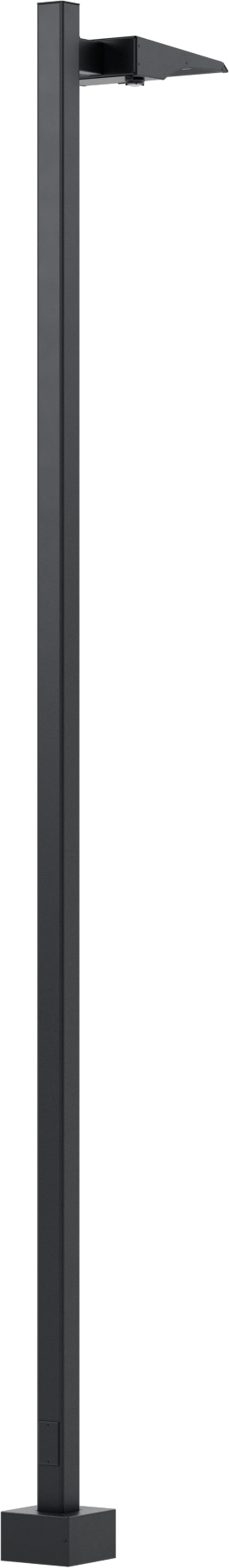 Direkli Kolay Takılan Direk Üstü Projektör, 1 Başlık, 16' Yükseklik x 30-1/2" Toplam Uzunluk, 21200 Lumens