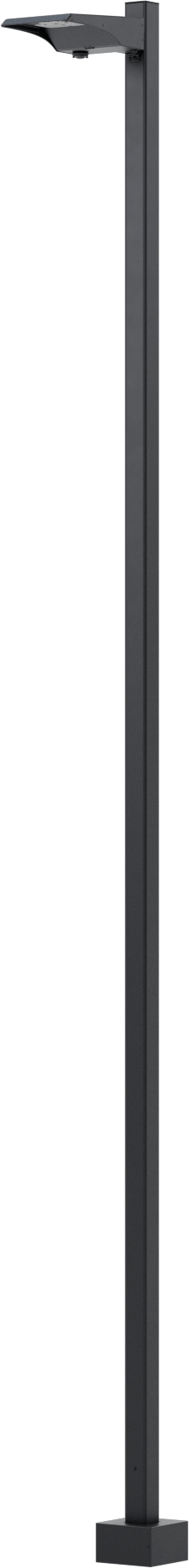 Direkli Kolay Takılan Direk Üstü Projektör, 1 Başlık, 20' Yükseklik x 30-1/2" Toplam Uzunluk, 25800 Lumens